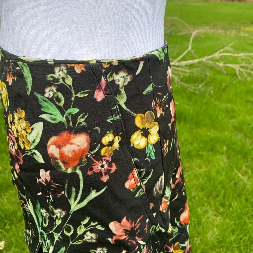 3.1 Phillip Lim Pink Yellow Skater Skirt Size 4 Pockets